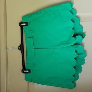 Green J. Crew shorts